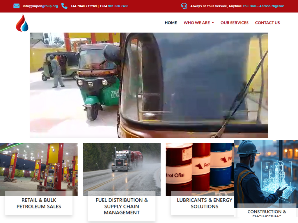 Kupon Oil & Gas Corporate Platform