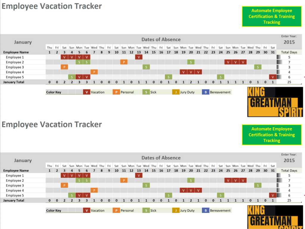 Employee Vacation Tracking System