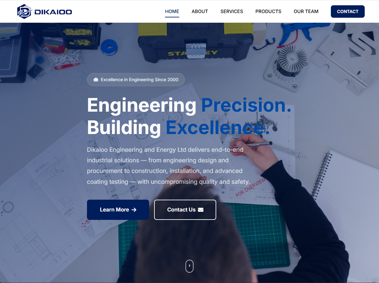 Dikaioo Engineering & Energy Corporate Website